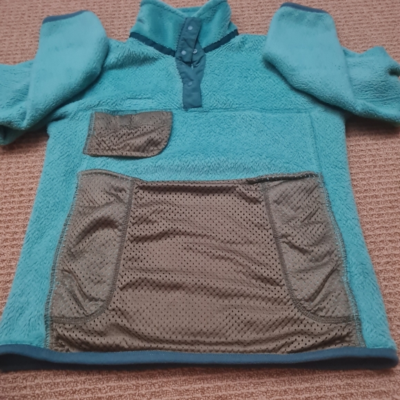 Patagonia Re-tool Snap-T Fleece Pullover Teal Green Women's Size S - Picture 8 of 13